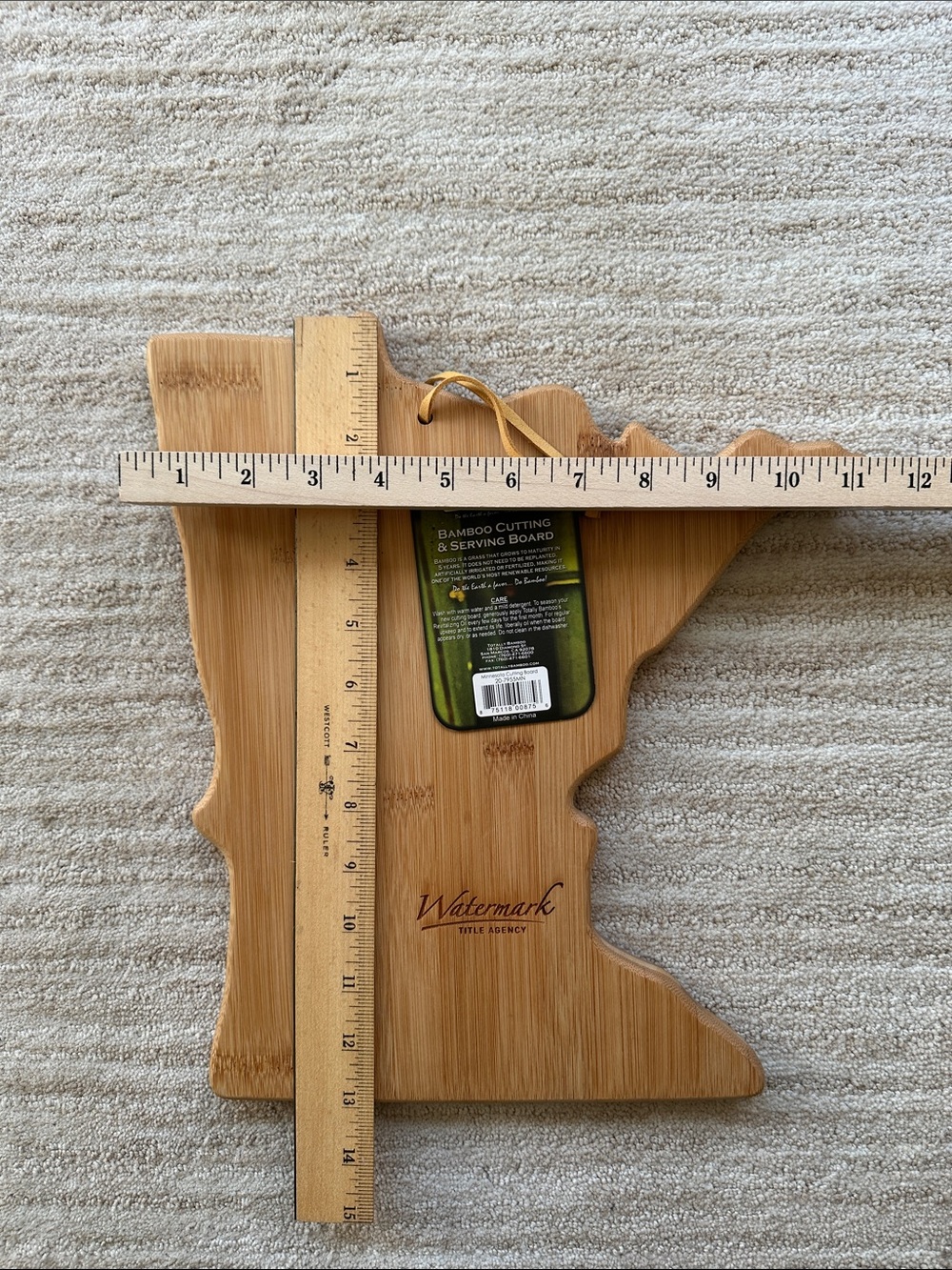 NWT Totally Bamboo Minnesota Cutting Charcuterie Board w Co-branding - Picture 8 of 9